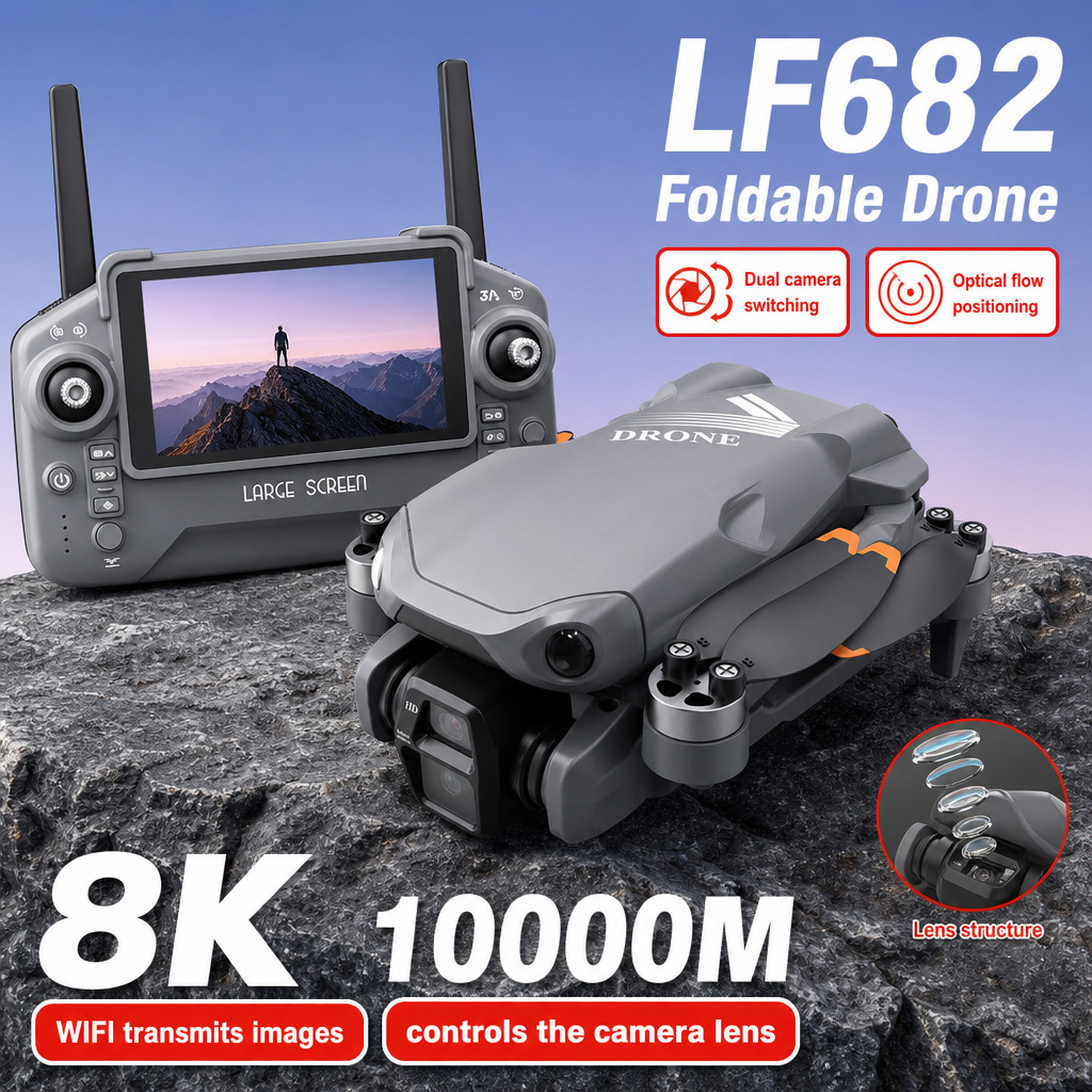 Drone Battery Case - Hava Fotoğrafı LF682 Drone 8K HD