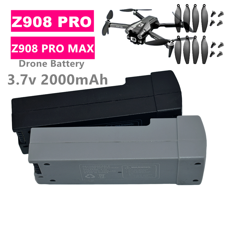 Drone Battery Lipo - Z908 PRO Drone Pil 3.7v 2000mah