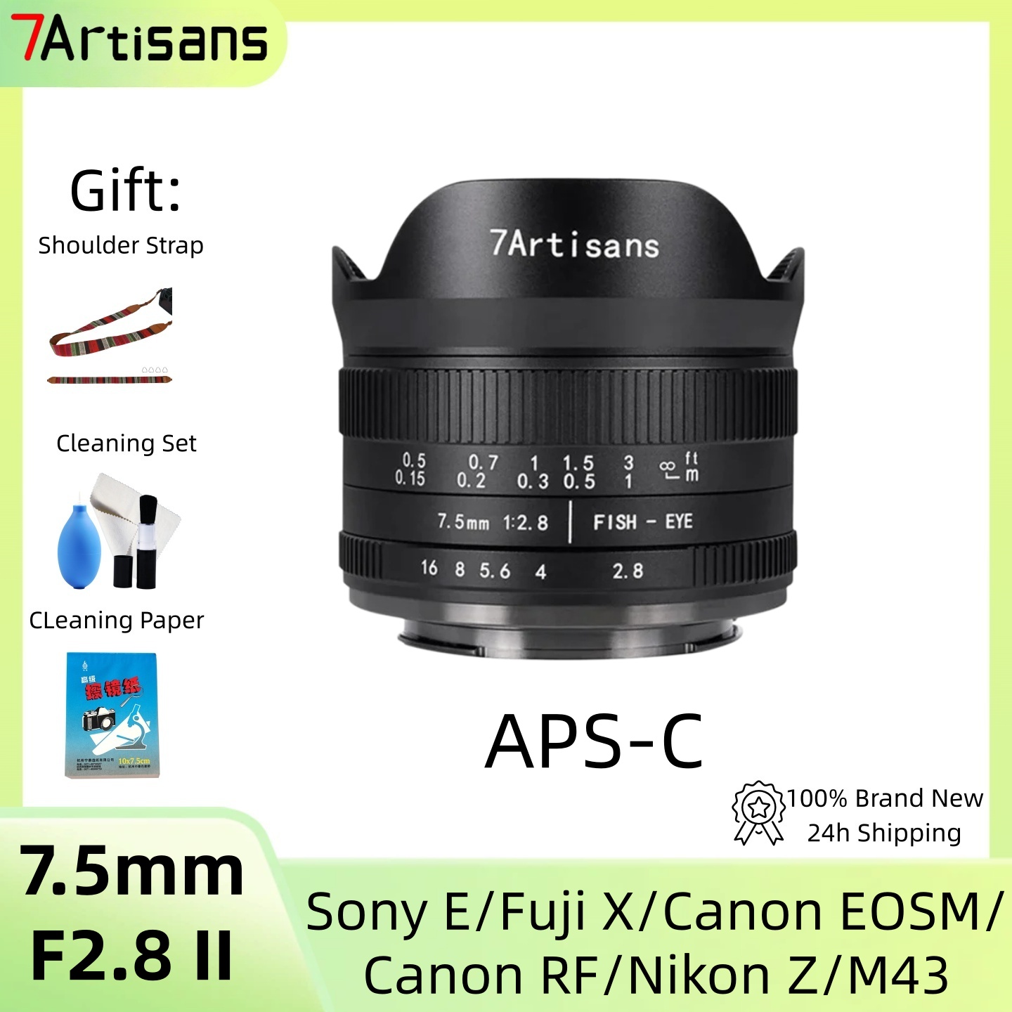 7artisans 7.5mm F2.8 II APS-C  - Canon Camera Eos M50 Mark Ii incelemesi ve fiyatı
