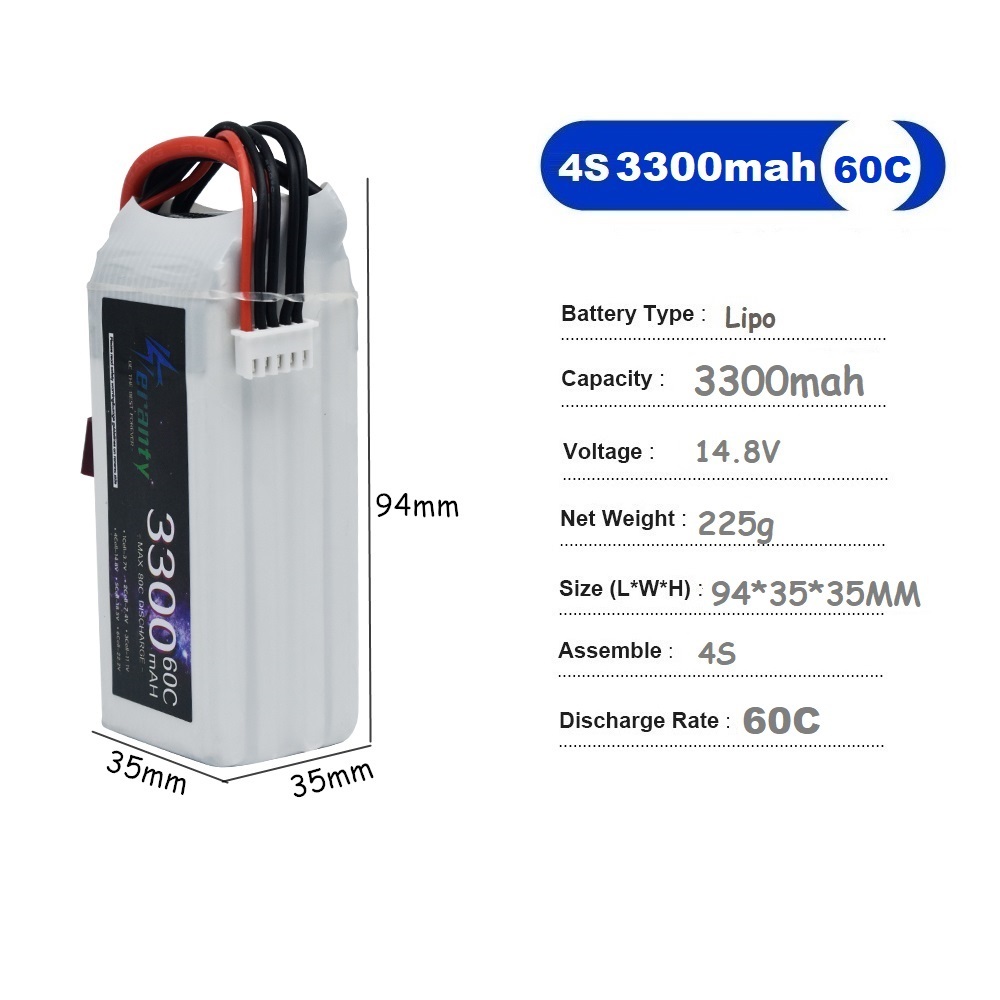 LiPo şarj edilebilir pil 4S 33 - Drone Battery 4S incelemesi ve fiyatı