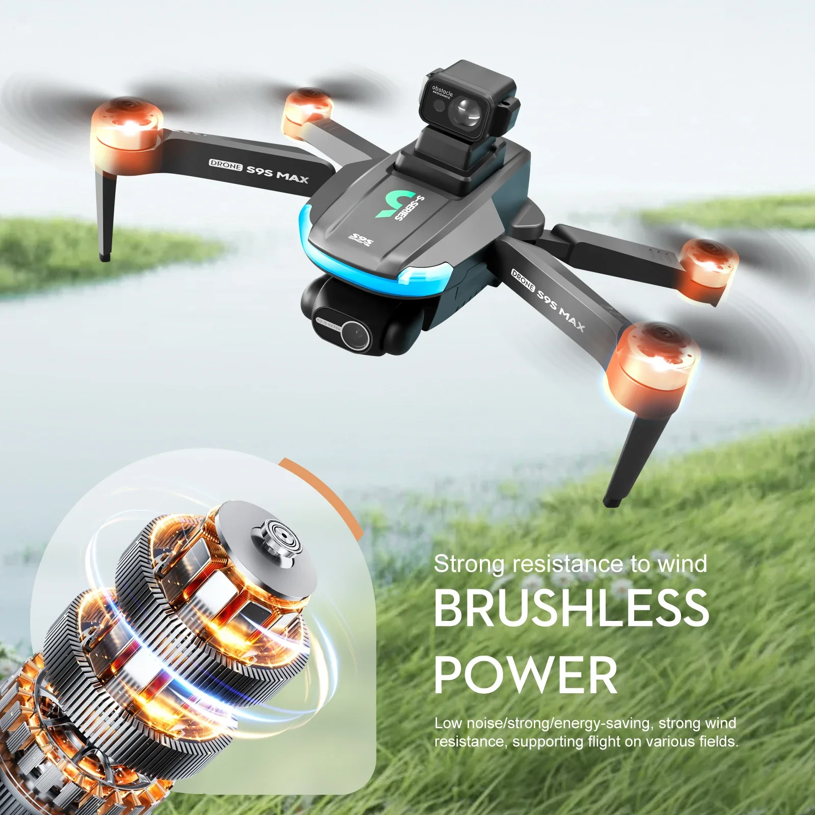 YENI S9S MAX MINI Drone 4K 2 E - Drone Battery Case incelemesi ve fiyatı