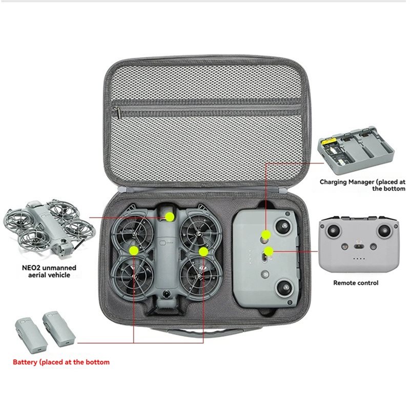 DJI Neo 2 Drone Gövdesi, Pil,  - Drone Battery Bag incelemesi ve fiyatı