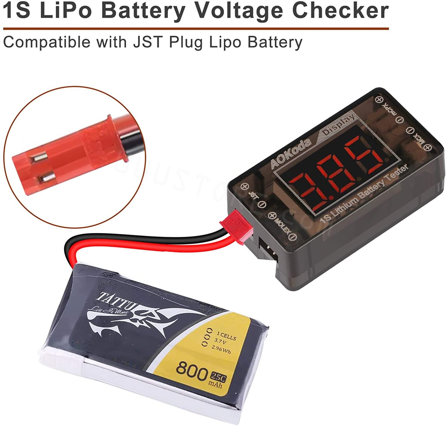 AOKoda AOK-041 1S LiPo Pil Vol - Drone Battery Voltage Checker incelemesi ve fiyatı