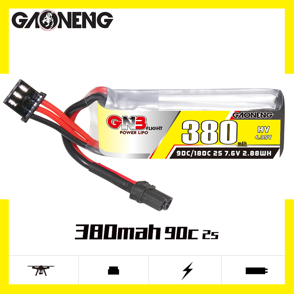 GNB 2S 7.6V 380mAh 90C/180C Li - Drone Battery Lipo incelemesi ve fiyatı