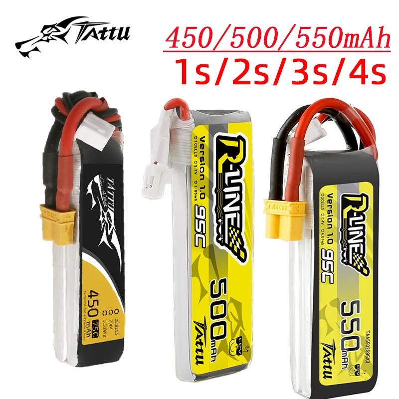 3 adet yeni TATTU 450/500/550m - Drone Battery 4S incelemesi ve fiyatı