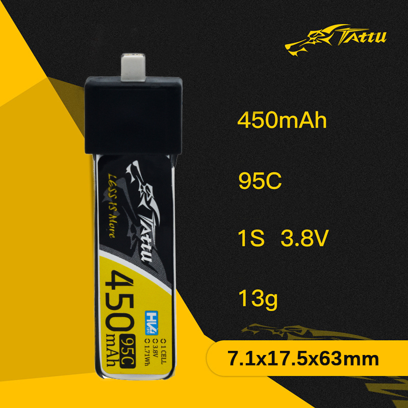 3 adet yeni TATTU 450/500/550m - Drone Battery 4S incelemesi ve fiyatı